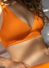 Madera Bralette Bikini Pomarańcz