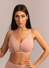 Marcella Bra Micromodal (no-wired bra, natural material) Powder