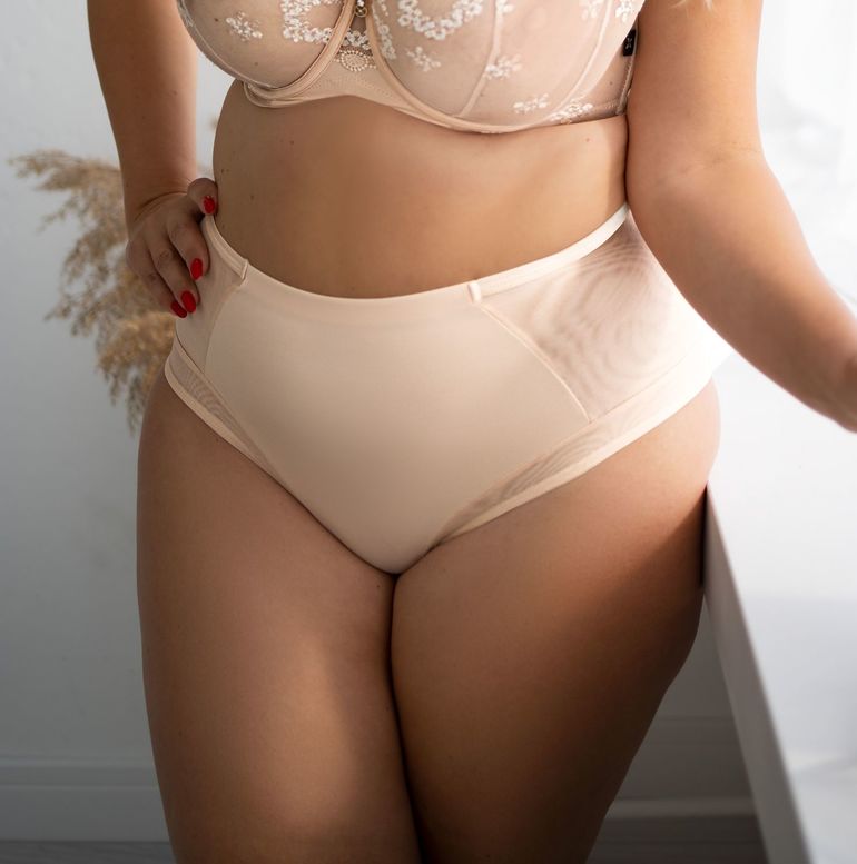 Fortuna Comfort Briefs High Waist Light Coffee