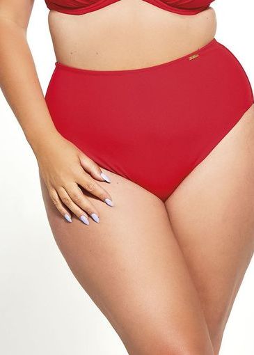 Capri Figi Wysoki Stan Czerwony